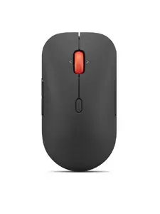Lenovo Pro Plus 6050 Office Ambidextrous Wireless and Bluetooth Optical Mouse with 2400 DPI, 10 Buttons, and Scroll Wheel in Black