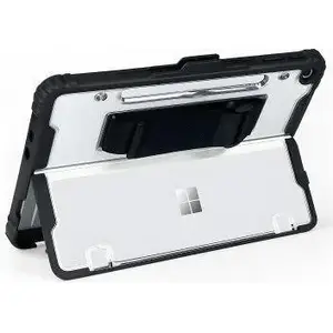 Protective handstrap case jt berlin for Microsoft Surface Pro 12-inch 1st Edition, black transparent
