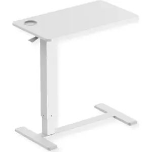 Side table ROLINE 17.02.1560 with gas spring and hidden wheels