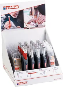 Marker pencil Edding Display DIY Deep Hole Pencil HB 2.0 White — 1 set