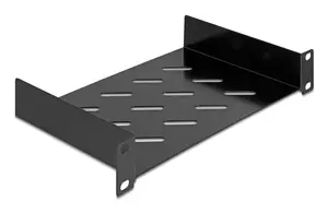 Shelf rack accessory DELOCK 67317 — SPCC steel, black, 1 pc
