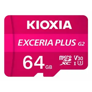 Flash Memory Kioxia 64GB MicroSDXC UHS-I EXCERIA PLUS G2
