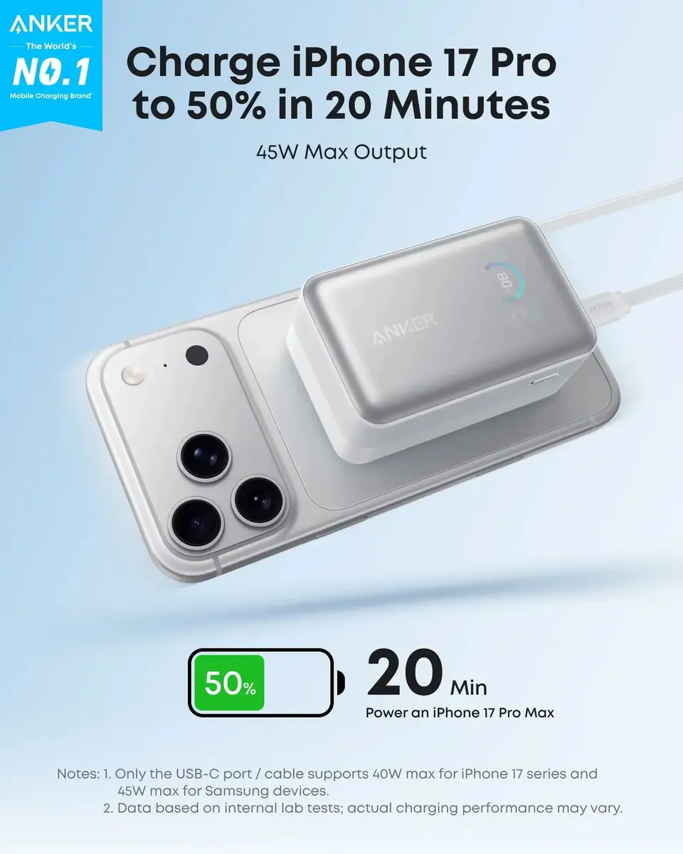 Anker Nano 45W power bank A1638H11 Photo 4