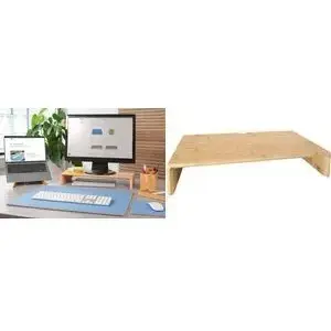 Monitor stand Sigel SA208 bamboo height 19.5 cm width 50 cm