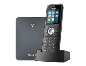 Yealink W79P IP-мобильный телефон Черный Беспроводная трубка 20 линий TFT Wi-Fi Bluetooth Ethernet LAN