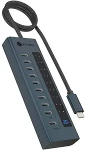 USB-концентратор icybox IB-HUB1450-C31 — 10 портов, USB 3.2