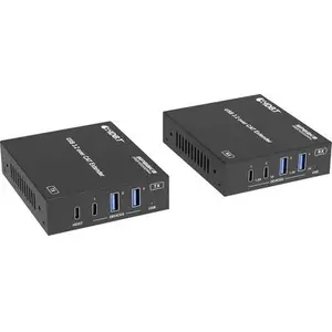 KVM pagarinātājs SpeaKa Professional SP-USBE-820 7+1 porti, vadāms no datora, melns