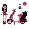 Modes lelle Mattel Monster High Vamptastic Scooter Drakulaura Photo 5