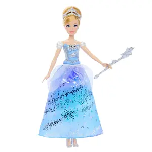 Modes lelle Mattel Disney Princess Enchanted Ballgown Cinderella Gaisma Skaņas 255.8mm