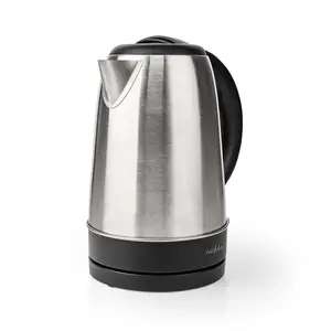 Electric kettle Nedis KAWK340EAL 1.7 L 2200 W Aluminium Black