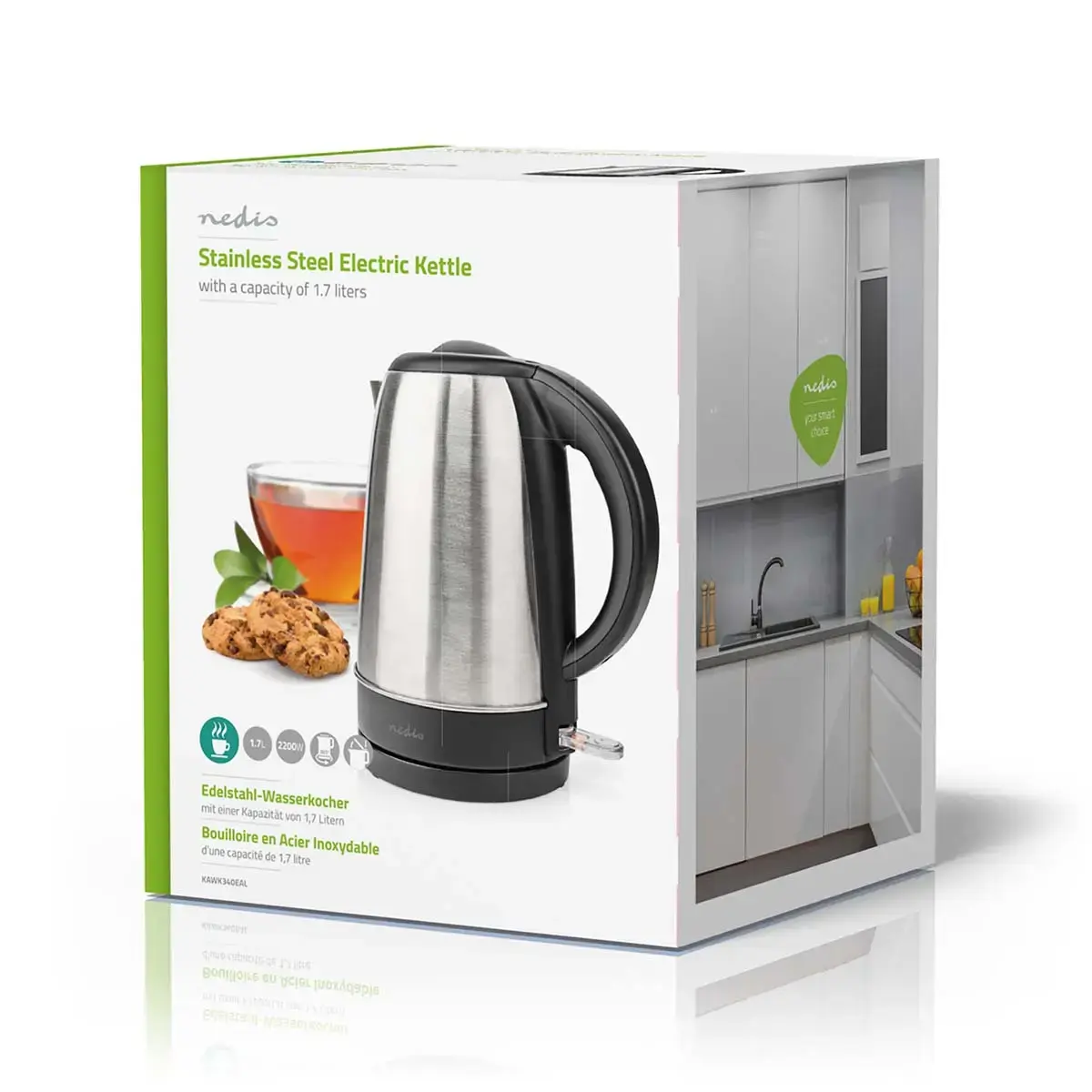 Electric kettle Nedis KAWK340EAL Photo 13