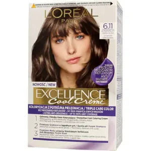 Permanent Hair Color Cream L’Oreal Paris Excellence 6.11 Ultra Ash Dark Blonde