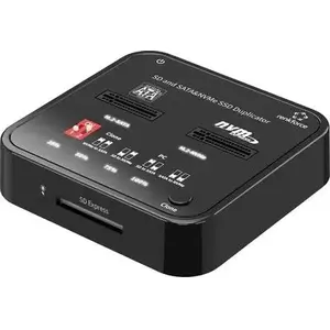 Renkforce kopēšanas stacija RF-TPCD-350 — atbalsts M.2, PCIe NVMe, SATA, SD/SDHC