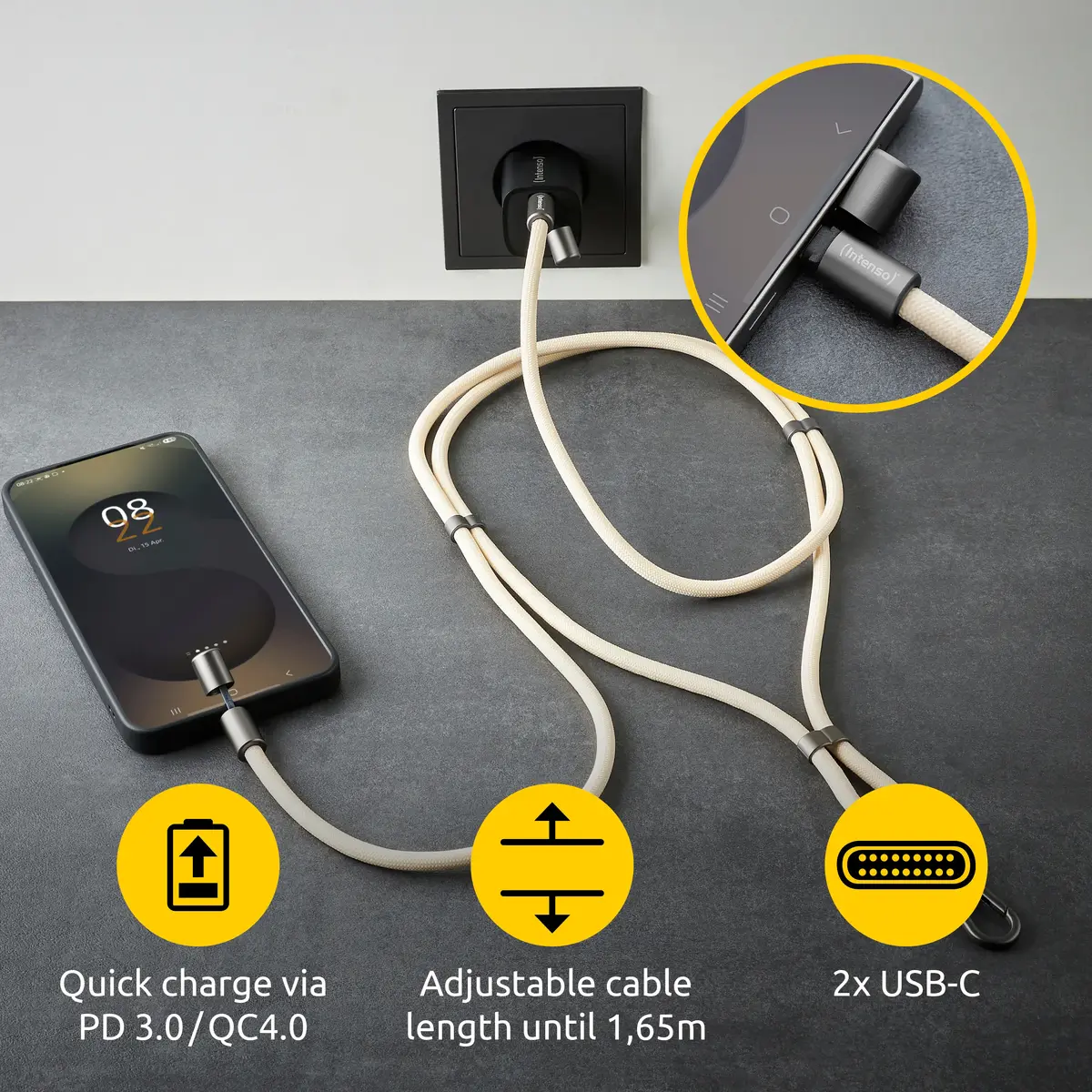 USB кабель Intenso Handykette 1.65м Photo 13