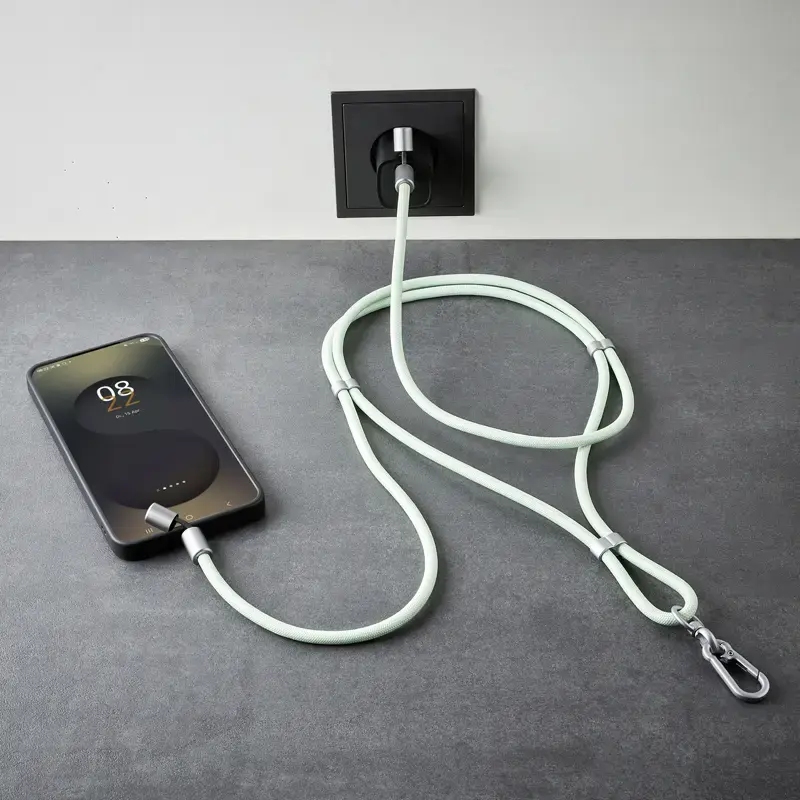 Intenso USB-C зарядный шнур на шее Photo 15