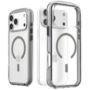 araree MagSafe phone case for iPhone 17 Pro Max — Duple M Air, Gray (AR20-02393B)