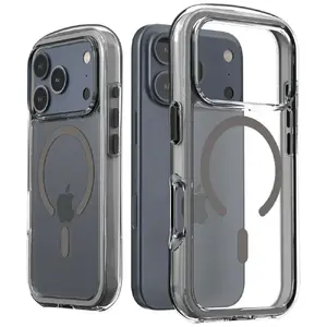 Protective MagSafe-compatible case araree Duple M Air for iPhone 17 Pro, Gray