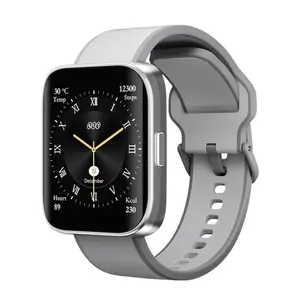 Смарт-часы OEM QCY Urban GS S9 grey Bluetooth фитнес-трекер с мониторингом пульса и отслеживанием активности