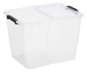 Storage box NHG 30 L with lid model 2753245 — stackable home storage container