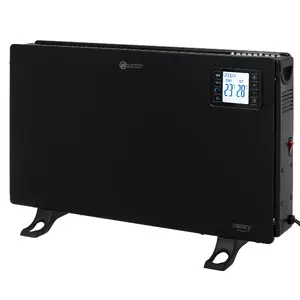 Camry CR 7739b Fan Heater with Remote Control Convection Heater 2000 W Black 3 Power Levels