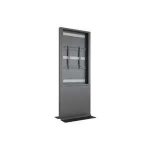 Multibrackets M Pro Series Enclosure Totem Covered 55" Floorbase Steel Black Portrait