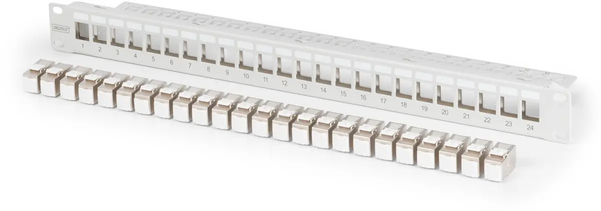 DIGITUS Modular Patch Panel DN-91410-24 24-Port Cat6a Photo 2