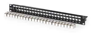 Digitus Modular patch panel 24-port DN-93615 RJ-45 Cat6a Black