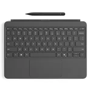 Keyboard for Microsoft Surface Pro 12-inch with Slim Pen — QWERTZ German, Grey, Docking, Battery-powered