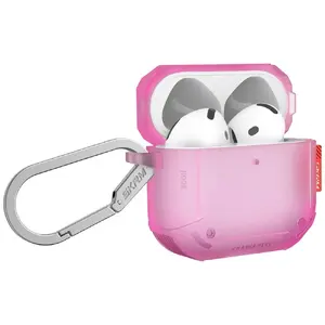 Protective case for Apple AirPods 4 SKINARMA Mecha CE — fuchsia