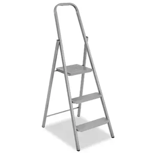 Kāpiņu Springos LD0098 saliekama 3 pakāpieni, augstums 123 cm, metāla pakāpieni