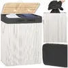 Корзина для белья Springos HA7505 двойная 105 л Photo 4