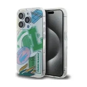 Hard Case Lacoste LCHMP15LUPAN double-layer patch cover for iPhone 15 Pro