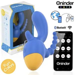 Vibrator ONINDER CUTE LOVE 3 SOME TRIPLE VIBRATOR FREE WORLDWIDE APP D-242095