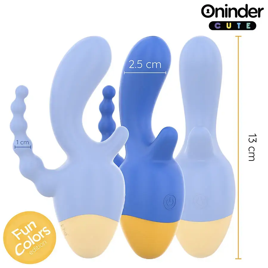 Вибратор ONINDER CUTE LOVE 3 SOME TRIPLE VIBRATOR Photo 2