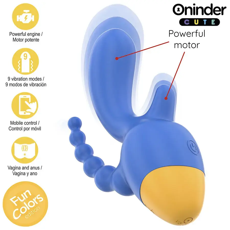 Вибратор ONINDER CUTE LOVE 3 SOME TRIPLE VIBRATOR Photo 5