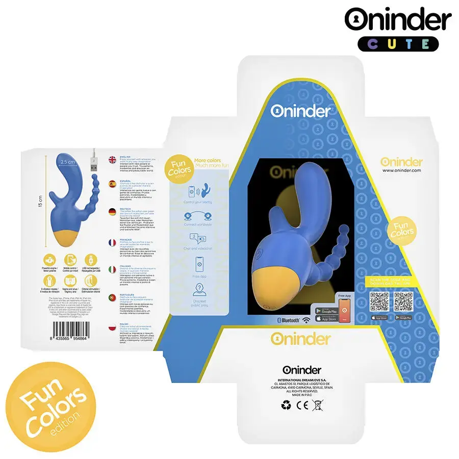 Вибратор ONINDER CUTE LOVE 3 SOME TRIPLE VIBRATOR Photo 6