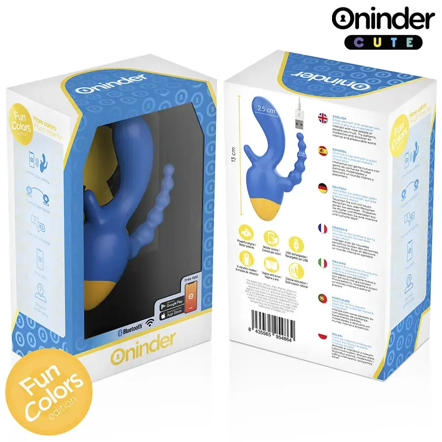 Вибратор ONINDER CUTE LOVE 3 SOME TRIPLE VIBRATOR Photo 7