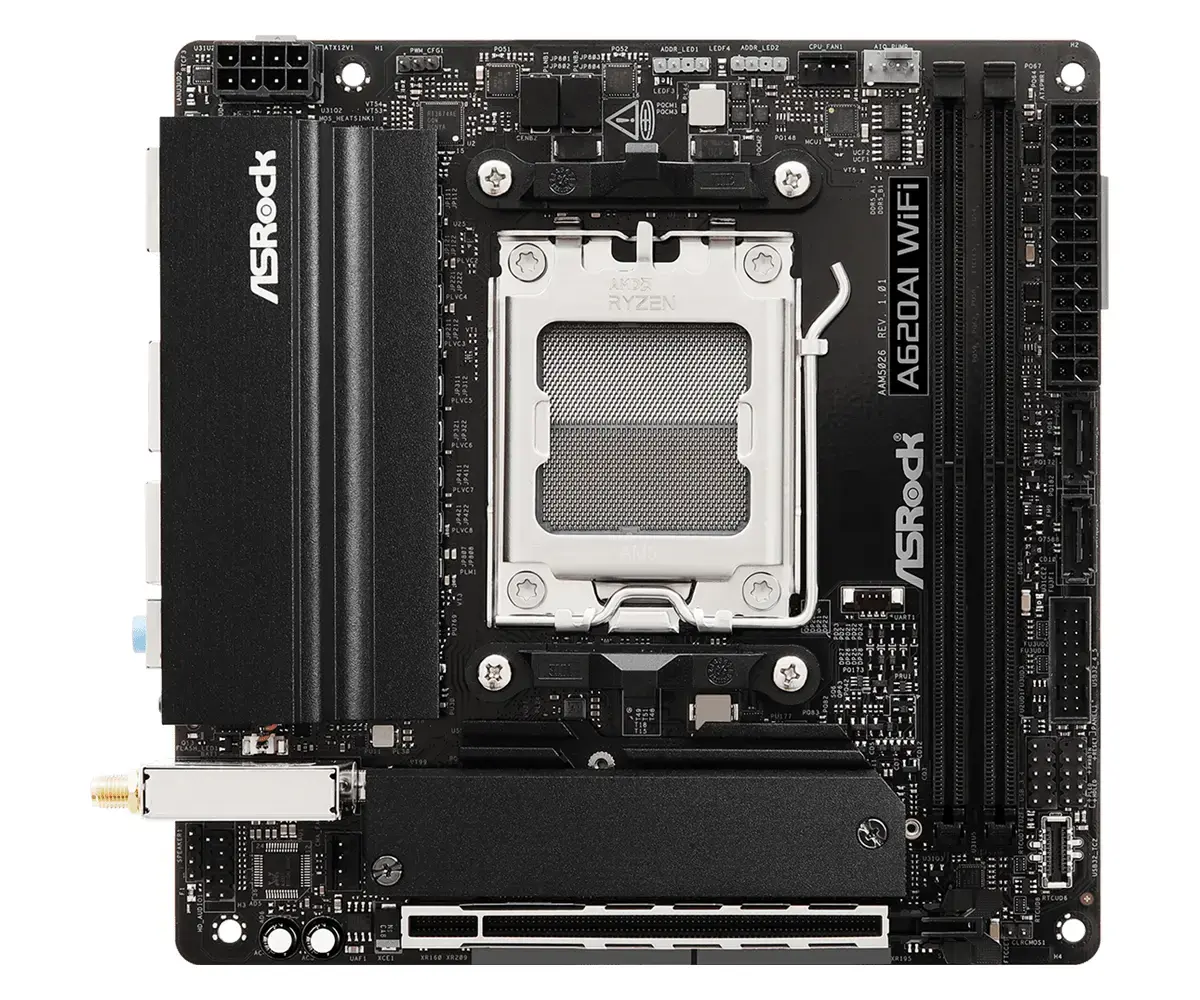 ASRock A620AI WiFi mini ITX mātesplate Photo 2