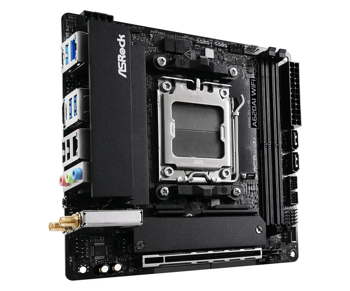 ASRock A620AI WiFi mini ITX mātesplate Photo 3