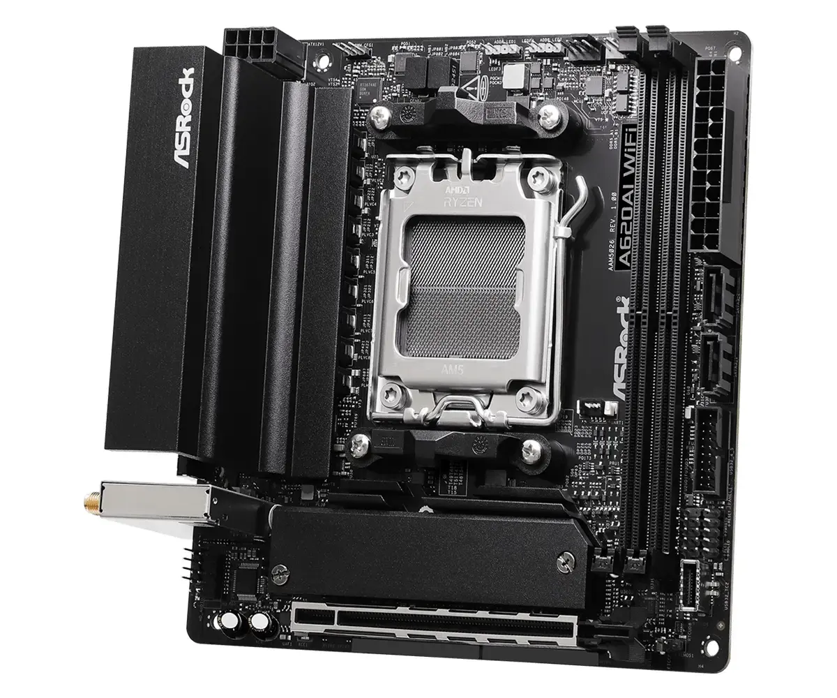 ASRock A620AI WiFi mini ITX mātesplate Photo 4