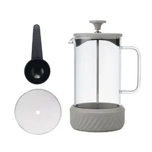 French Press La Cafetiere GB40LCZERO8CPLAT Borosilicate Glass 1 L (8 cups)