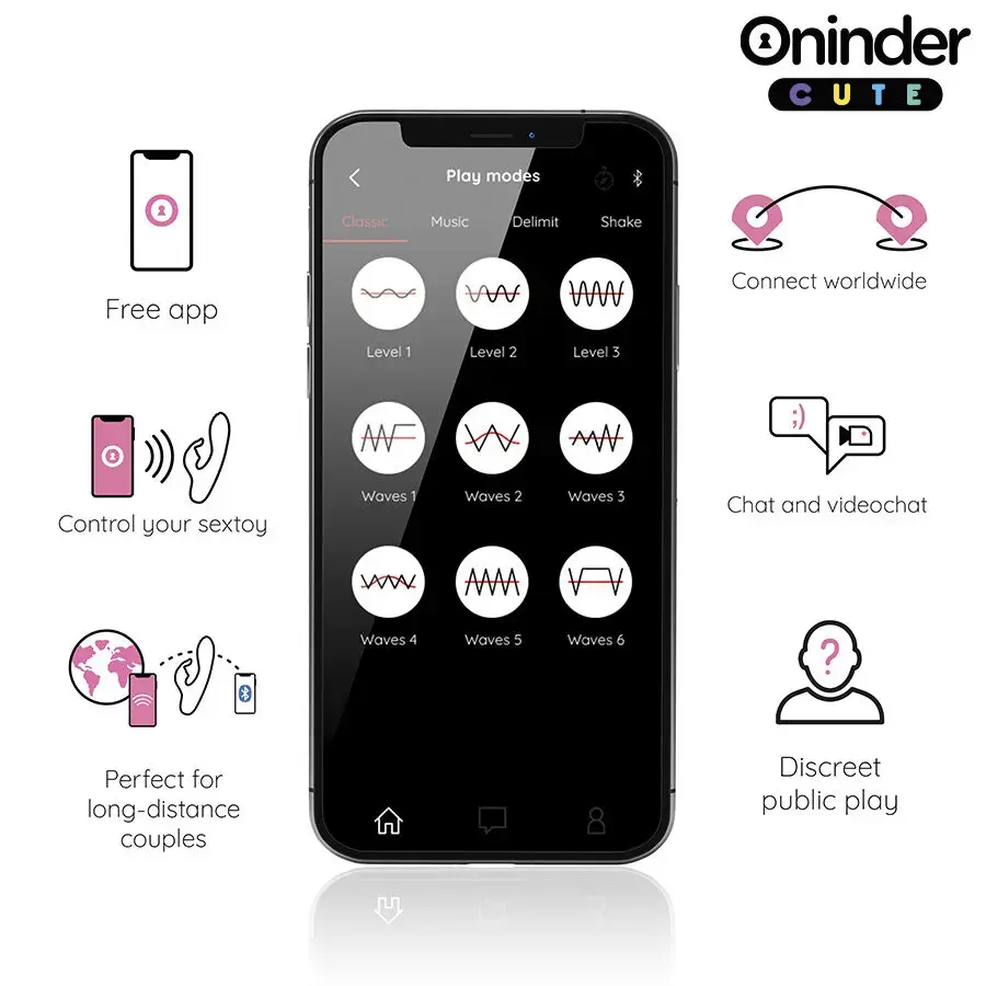 Вибратор ONINDER CUTE LOVE BUNNY Photo 3