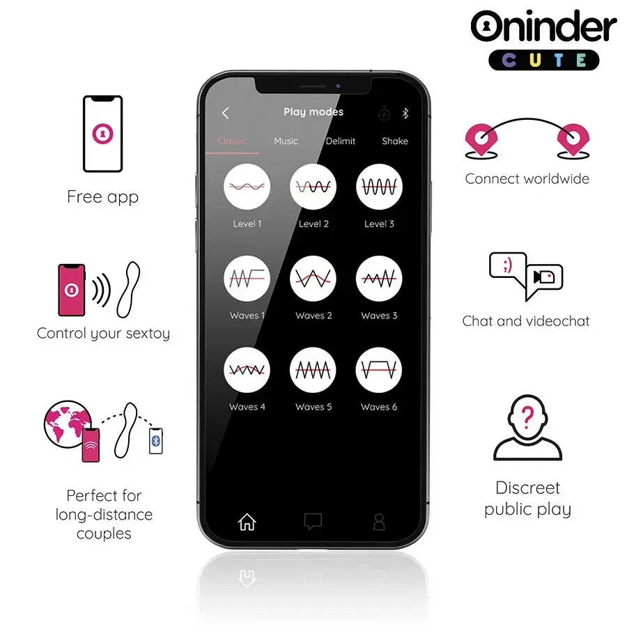 Вибратор ONINDER CUTE LOVE BUDDY MASTER Photo 2