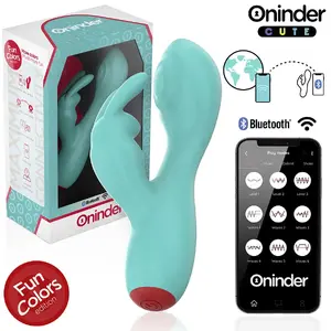 Vibrator ONINDER CUTE LOVE BUNNY G-SPOT CLITORAL VIBRATOR FREE APP