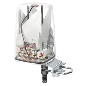 Omni-directional network antenna QuWireless AX50S — PoE/LAN connector, 0.617–6 GHz, gain up to 4.5 dBi, 160×160×240 mm