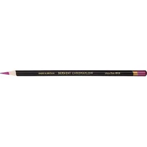 Цветной карандаш Derwent Chromaflow Ultra Pink 2306047 — одиночный карандаш ультра-розовый