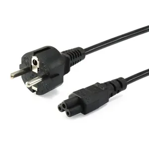 Power Cable Equip 112151 3m Type F C5 Coupler 250V 2.5A