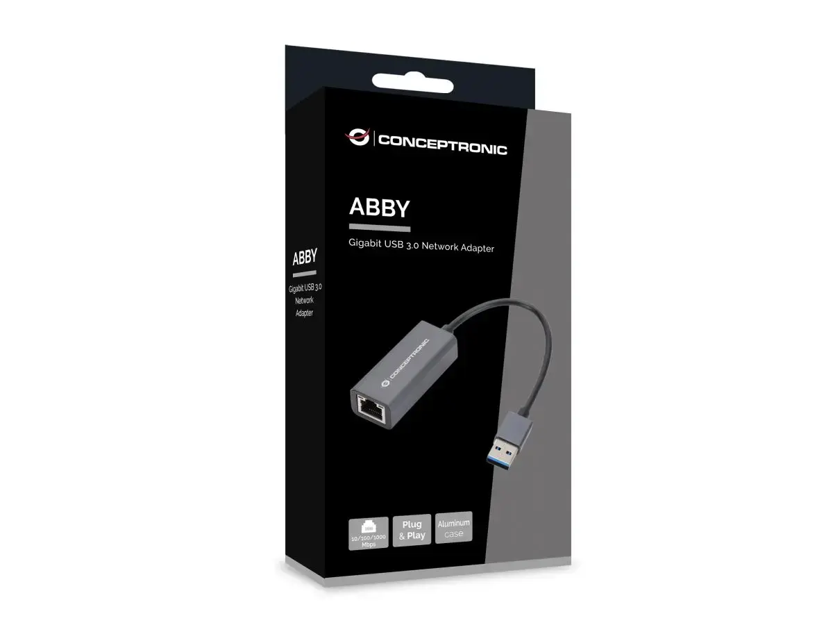 Conceptronic ABBY08G Ethernet adapteris Photo 3