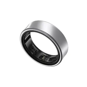 Кольцо Samsung Galaxy Ring SM-Q502 (размер US 12), цвет титаново-серебристый.