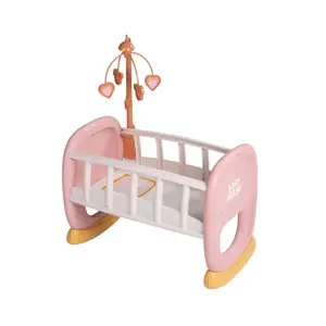 Pārnēsājama leļļu gultiņa Baby Nurse SMOBY 7600220390 — kompakta, viegli tīrāma